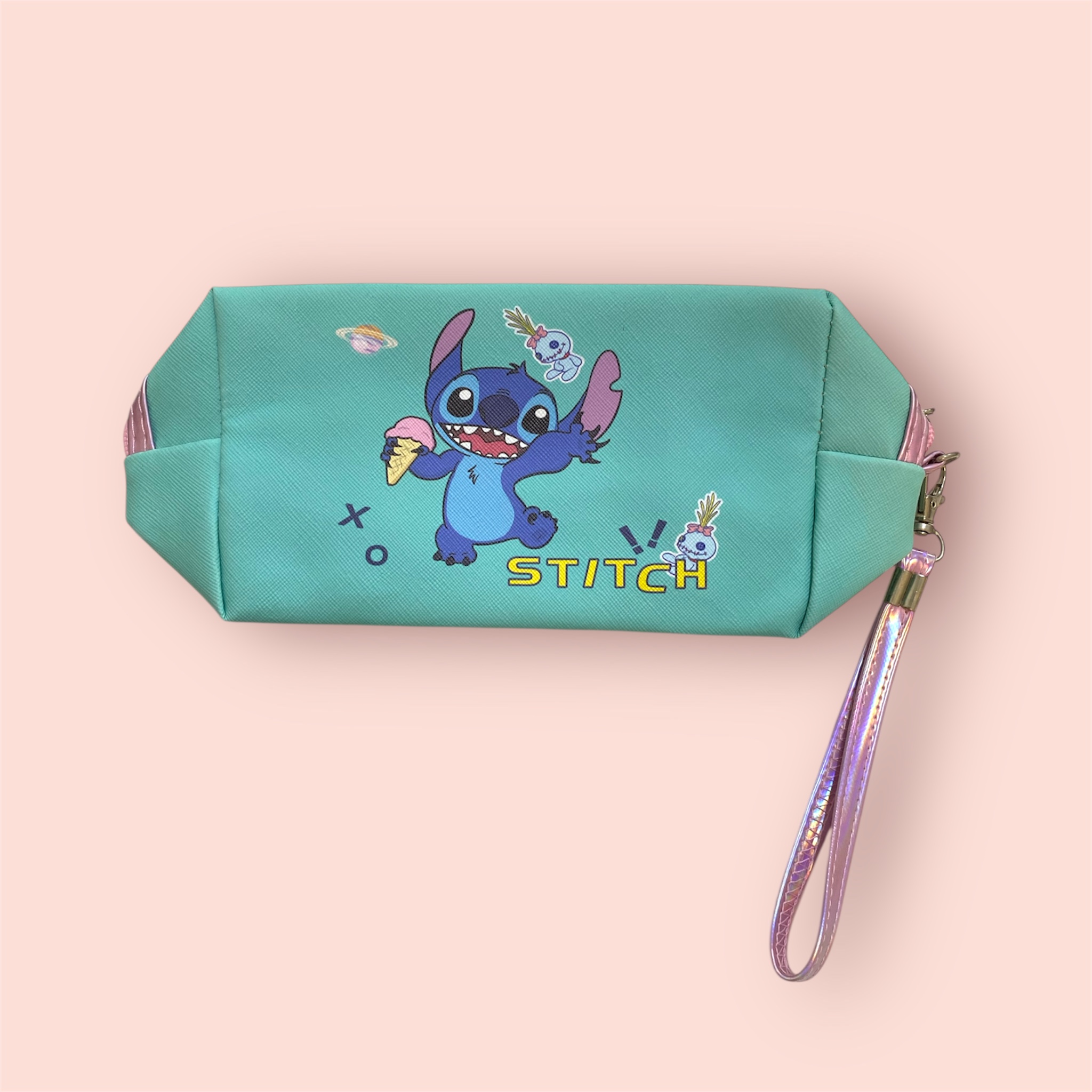 Green Stitch Pouch