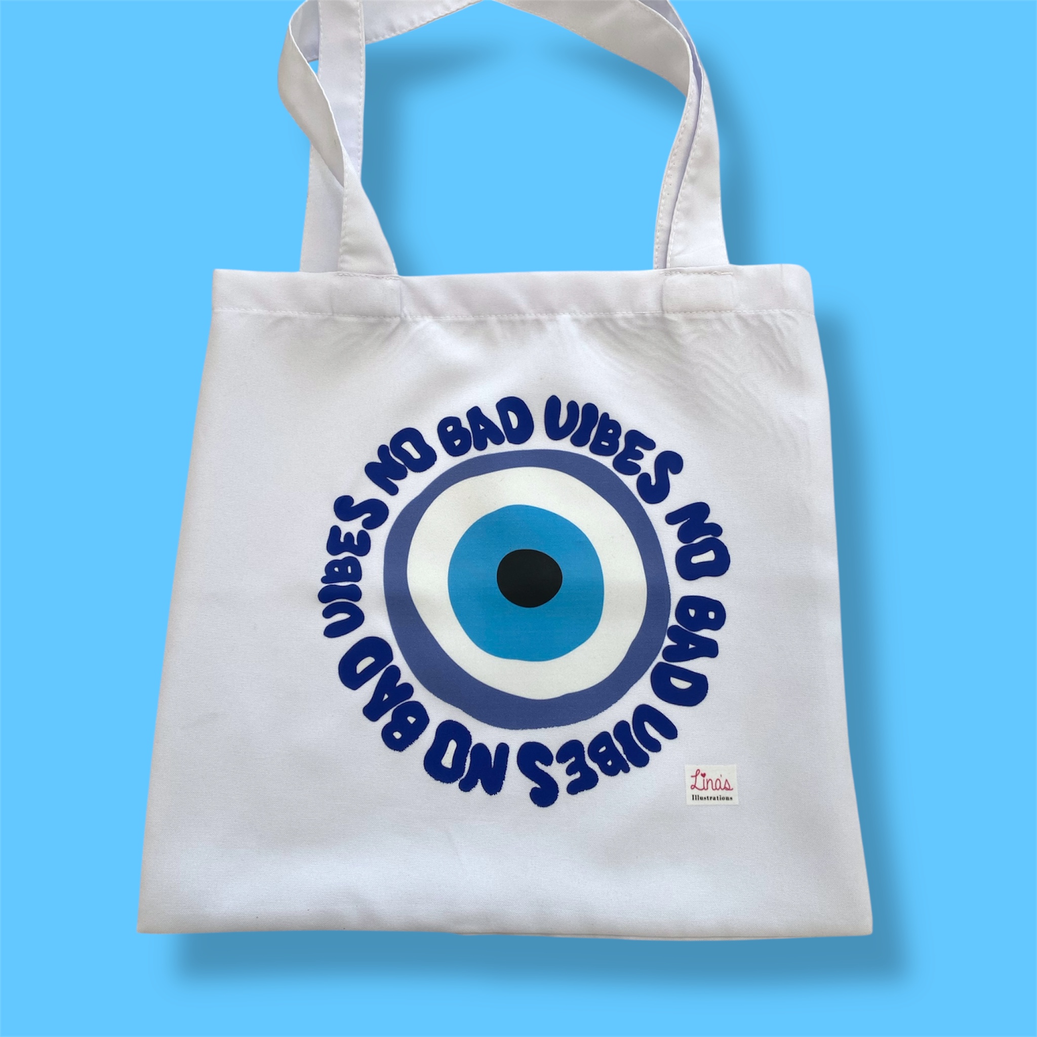 "No bad vibes" Tote