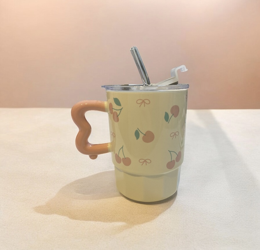 Pink Cherry Mug