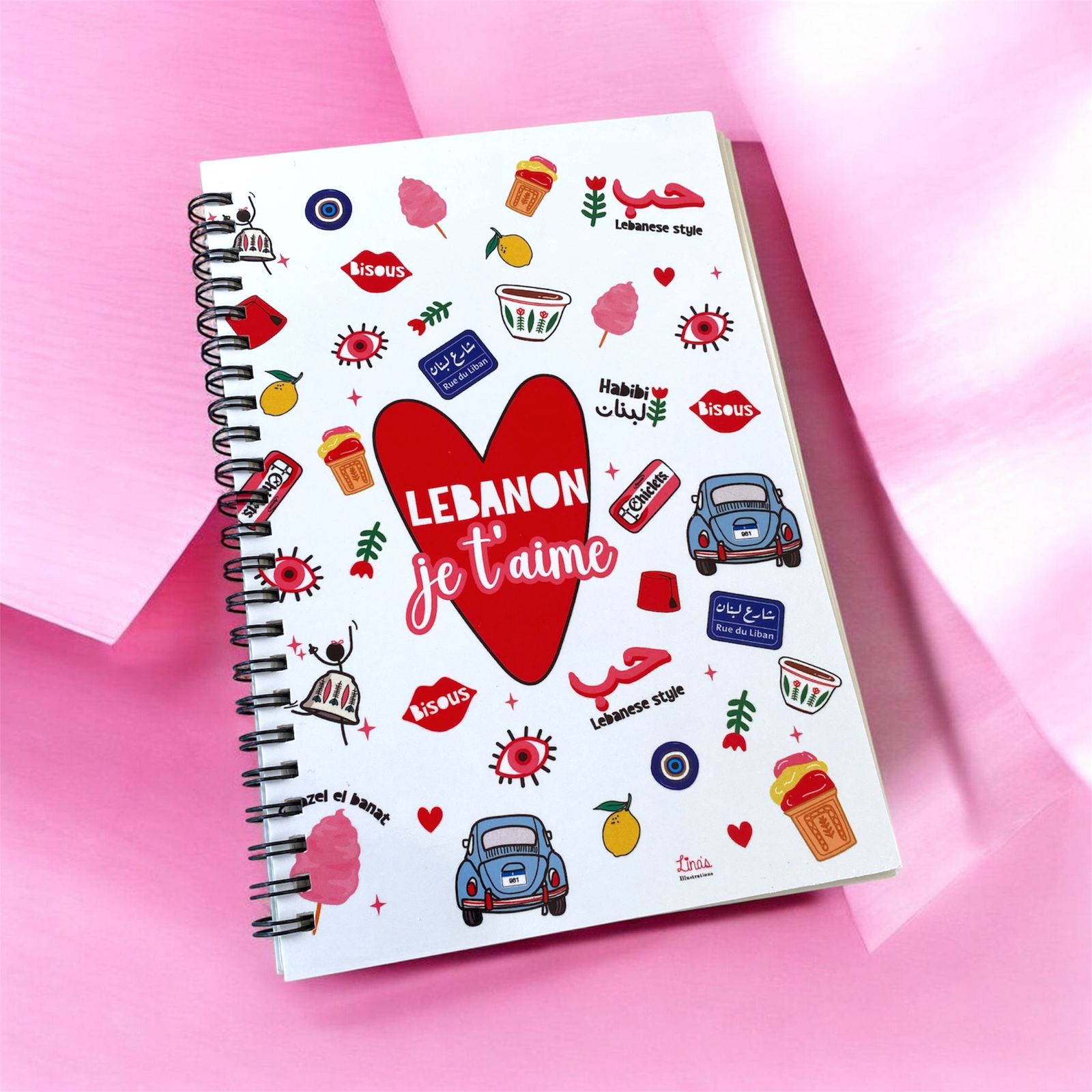 Lebanon, Je t'aime Notebook