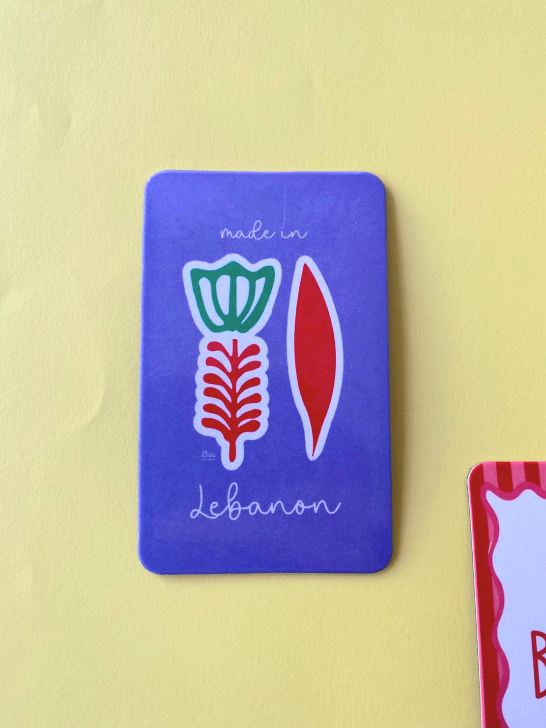 Made in Lebanon Fridge Magnet