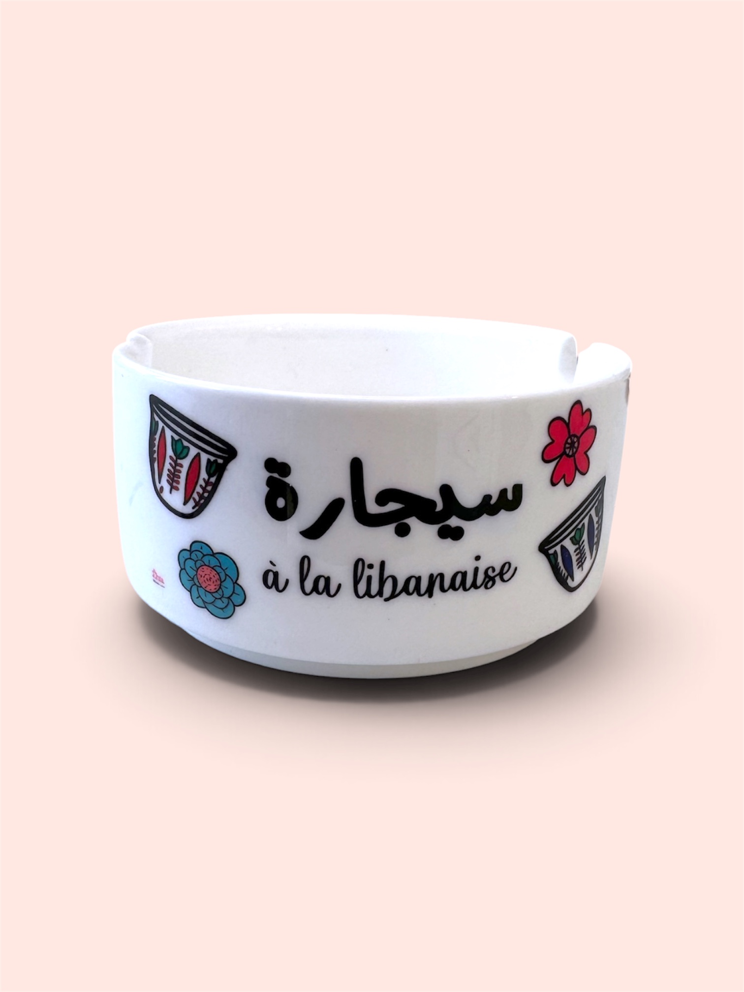 “سيجارة à la libanaise” ceramic ashtray