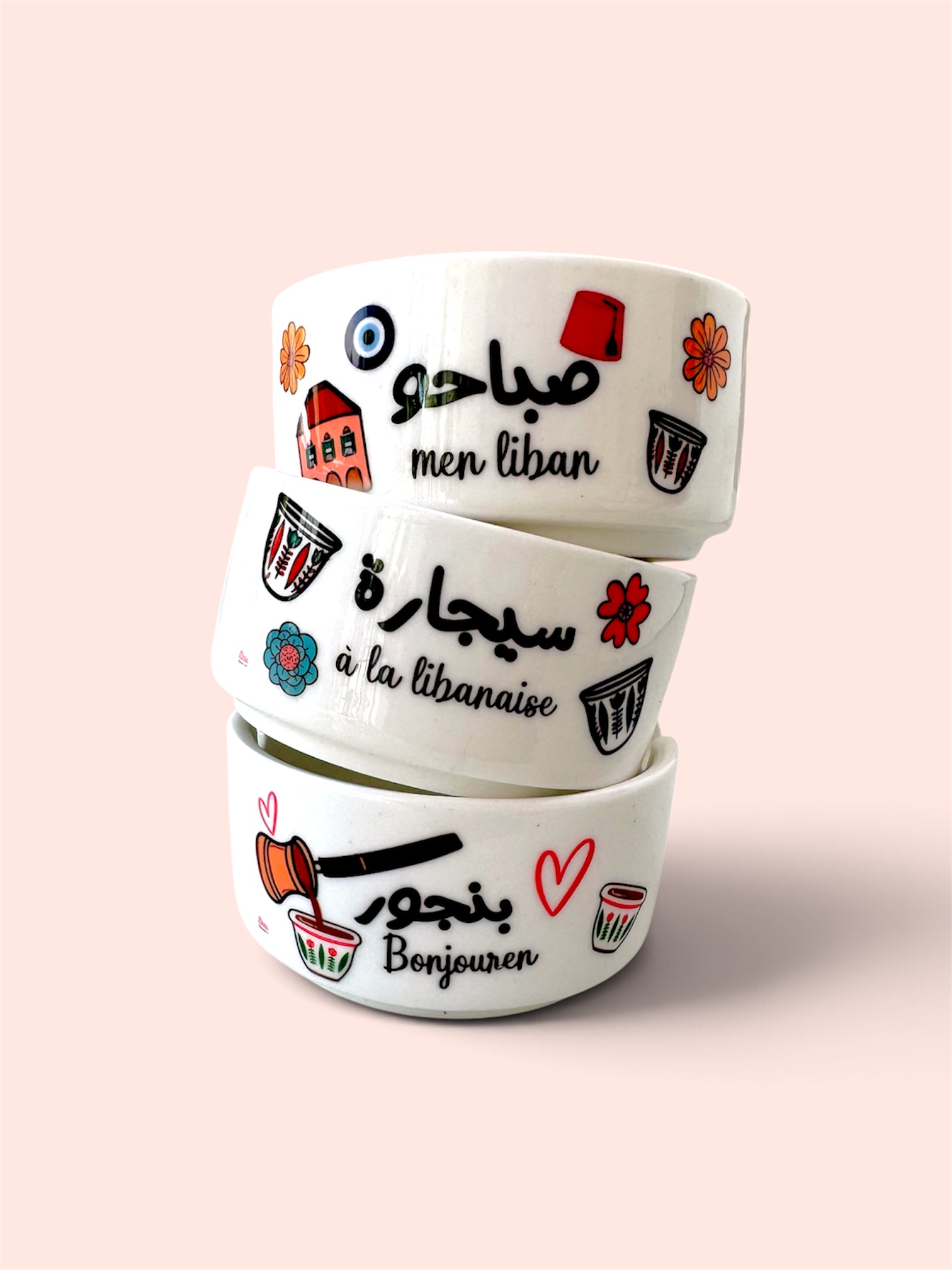 “سيجارة à la libanaise” ceramic ashtray