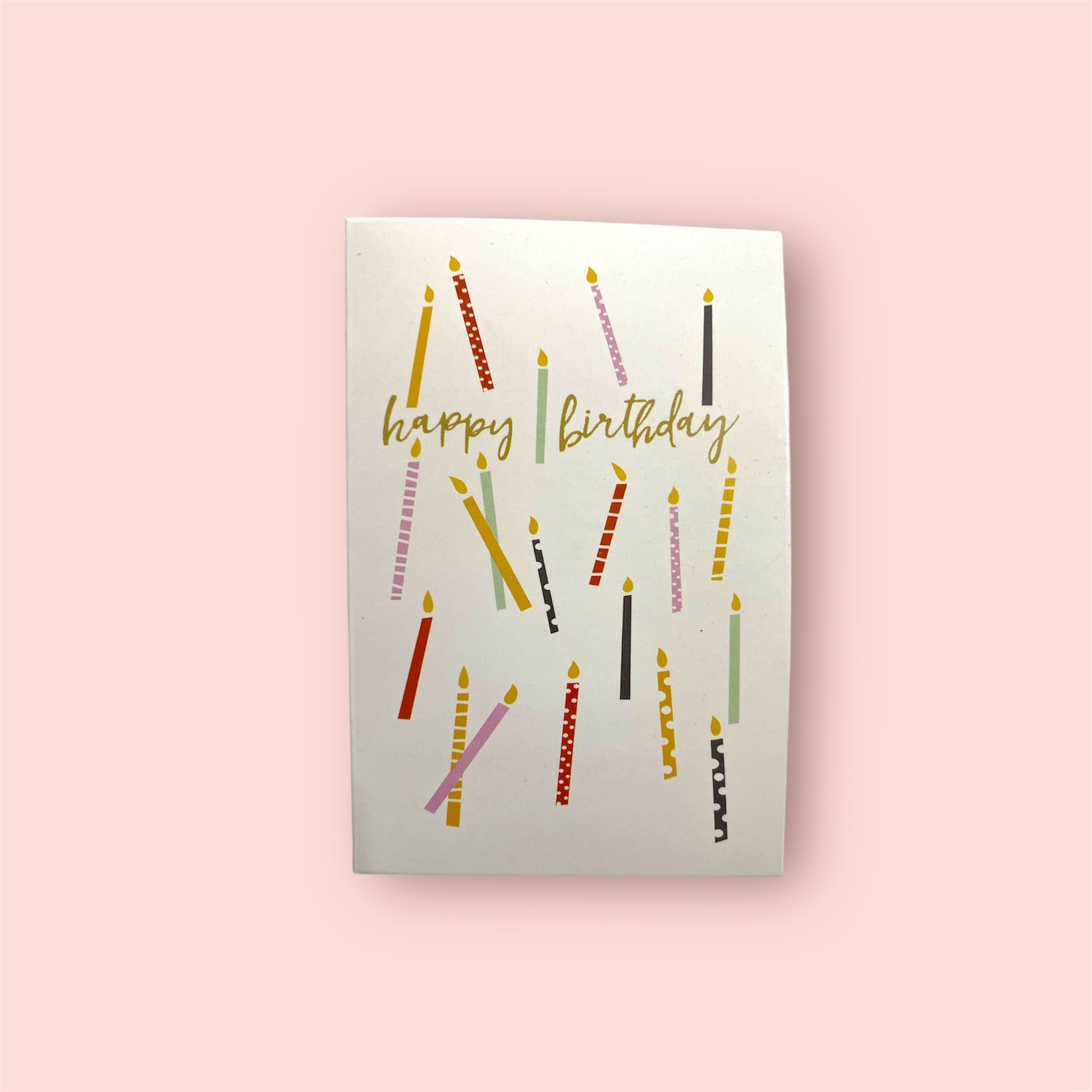 Happy Birthday Candles Card